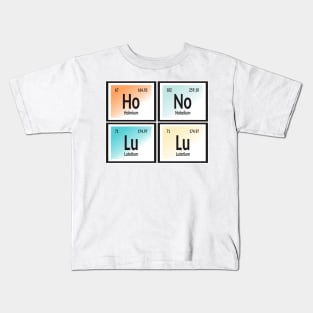 Honolulu City | Periodic Table Kids T-Shirt